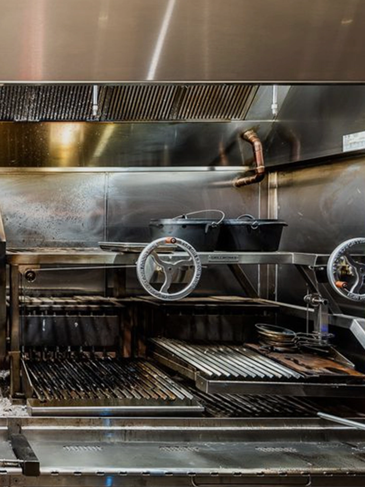 Parrillas al carbón para restaurantes